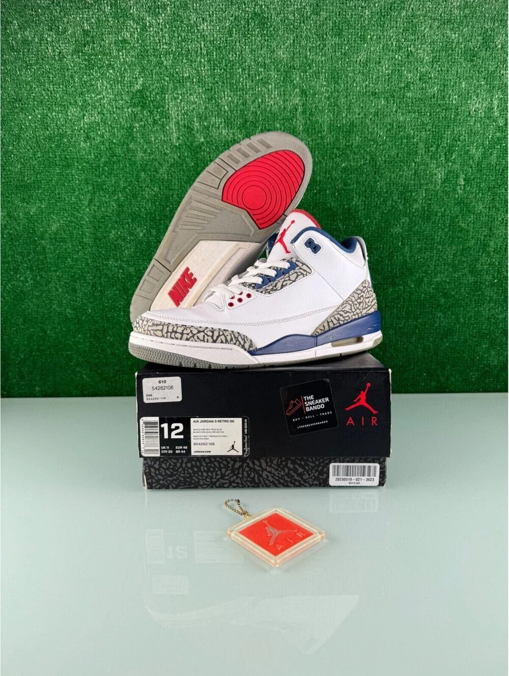 Size 12 - Jordan 3 Retro OG Mid True Blue
